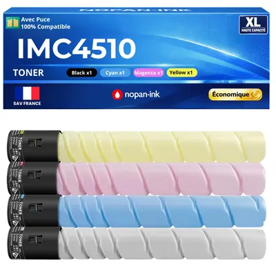 Pack 4 Toners IMC4510 compatible pour Xerox Noir Cyan Magenta Jaune 42000 p - image principale