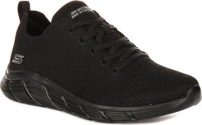 Produktbild von Skechers Bobs Sport Flex in Schwarz für Damen – 6 UK - 39 EU - 9 US / Black