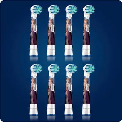 Produktbild von Oral B Kids Frozen Austausch Der Elektrischen Zahnbürste 8 Einheiten Durchsichtig  Durchsichtig One Size