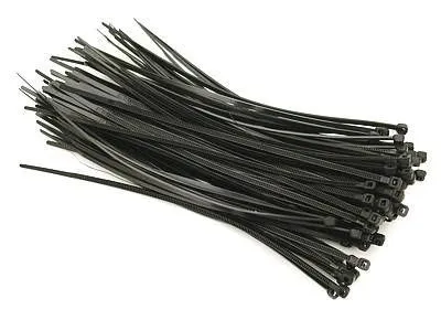 Produktbild von ChiliTec Kabelbinder 100mm x 2,5mm, schwarz 100er Pack, hohe Zugkraft, UV fest