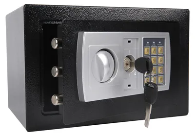 Produktbild von Digitaler Sicherheitsschrank - Elektronischer Tresor - Ganzstahlkonstruktion - 8,5 l - Zahlenschloss - Für Zuhause, Hotel und Büro