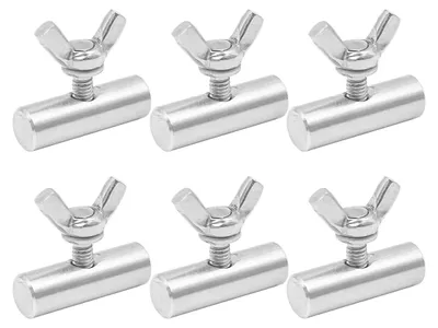 Image de Lot de 6 butées pour rails de stores - 8 mm, pour caravane et tente