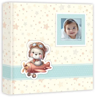 Immagine prodotto di Album per bambini ZEP Brian blu 200 foto 10x15 cm orsacchiotto
