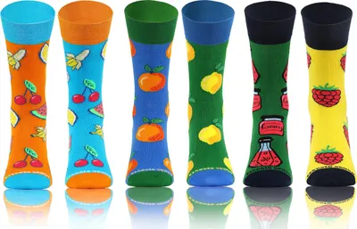 Produktbild von Sesto Senso Happy Socken Uni – Bunte Baumwollsocken Geschenk, 39-42, 3er-Pack