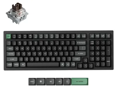 Produktbild von Keychron K4 Ultra 8K Wireless Mechanische Tastatur 96% RGB Hot-Swap Mac Windows - QWERTY US - Apex Brown
