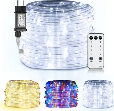 Zdjęcie produktu dla Jopassy LED rope light outdoor/indoor wedding decor fairy lights rope light lamp cold white 20m