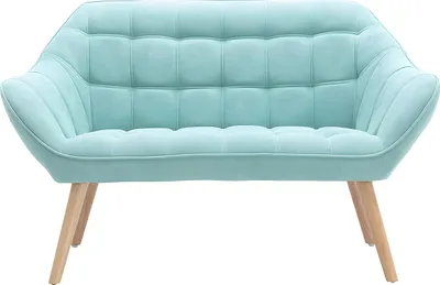 Produktbild von CASERTA 2-Sitzer-Sofa in türkisem Stoff