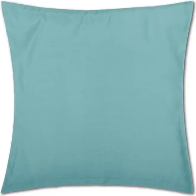 Produktbild von Dekokissenhülle ohne Füllung Türkis 30x30 cm – Kissenhülle Ellen aus Polyester, mit Reißverschluss, waschbar, für Wohn- und Schlafzimmer