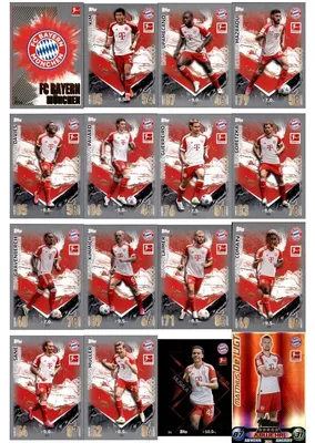 Produktbild von Topps Match Attax Bundesliga - 2023/24 - Mannschaftspaket - FC Bayern München