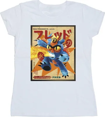 Produktbild von Disney - "Big Hero 6" T-Shirt für Damen BI13108 (S) (Weiß)