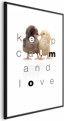 Produktbild von Posterpapier Poster - Keep Calm and Love 60x90 cm Text g-A-0220-ao-a