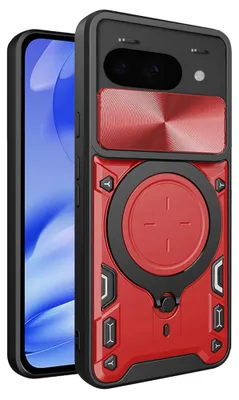 Zdjęcie produktu dla Techsuit CamGuard Pro etui do Google Pixel 9a – czerwone