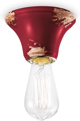 Zdjęcie produktu dla Lampa sufitowa Ferroluce Vintage Ø 10 cm