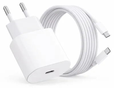 Obrázek produktu pro Nabíječka pro iPhone 16 s rychlonabíjením, adaptér s napájením PD, síťová nabíječka s 2 porty