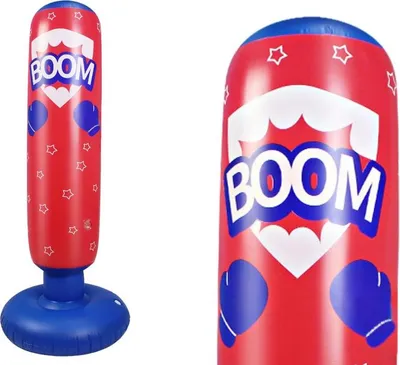 Produktbild von Nadmuchiwany Worek Bokserski Czerwono Niebieski 125CM