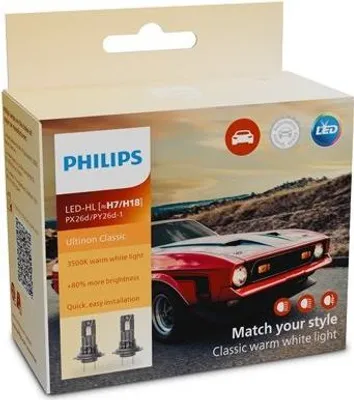 Zdjęcie produktu dla Zarowka Ultinon Classic Led H7 12V, 16W, 3500 K, Px26D 2Szt. (Brak Ece)