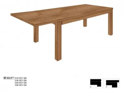 Produktbild von Tisch Holz Tische 160x90cm Holz Esstische Konferenz Massivholz Echte Eiche Neu