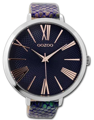 Immagine prodotto di Oozoo Damenuhr, orologio da polso da donna, cinturino in metallo blu, movimento al quarzo, quadrante analogico, modello D3UOC9215A