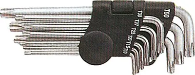 Immagine prodotto di Set di chiavi Strend Pro HK0042, 9 pezzi, T10-T50, Torx, a bussola