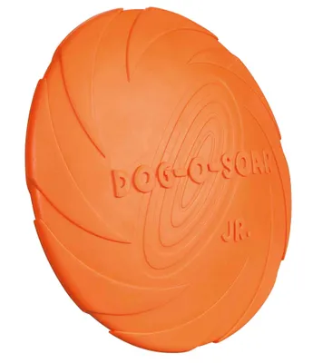 Produktbild von Trixie Hundescheibe Frisbee Blau Orange Gummi