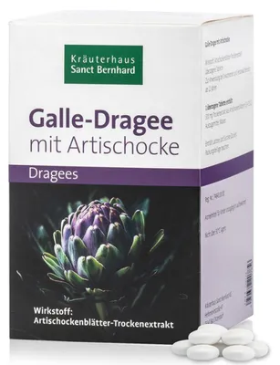 Produktbild von Sanct Bernhard Galle- Dragee mit Artischocke 150 überzogene Tabletten