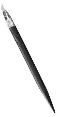 Produktbild von Rayher 8924100 Präzisionsbastelmesser, 14 cm, Schwarz