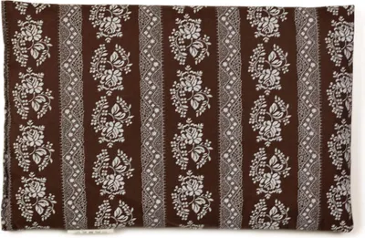Produktbild von Traubenkernkissen 30 x 20 cm, Blumen-braun - Als Wärmekissen & Kältekissen - Körnerkissen für Mikrowelle und Backofen - 30x20cm