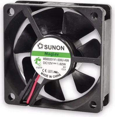 Produktbild von SUNON Axiallüfter, EE60201S11000U999, 60x60x20 mm, 12 V-