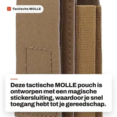 Produktbild von Dailygoods - Taktischer MOLLE-Puff mit Magic Sticker für Pfefferspray