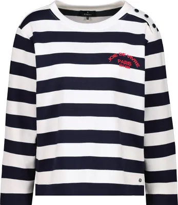 Produktbild von monari Sweatshirt 756 marine ringe 44