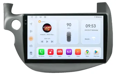 Obrázok produktu pre CarPlay, dotykový displej, kompatibilita s multimédiami, kompatibilné s modelmi Honda Jazz/Fit (2007-2014), QS2 AIPRO AHD