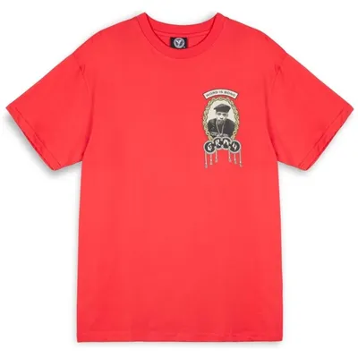 Produktbild von Grimey Supastar Kurzarm-t-shirt Rot L Mann Rot L