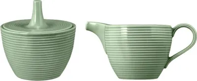 Produktbild von Seltmann Weiden Beat Salbeigrün Zuckerdose + Milchkännchen 2 tlg. Set
