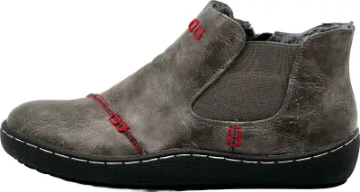 Produktbild von Venustein Damen Stiefeletten Plateau Boots Winterschuhe Gefüttert Reißverschluss 9619, Grau, Größe 38