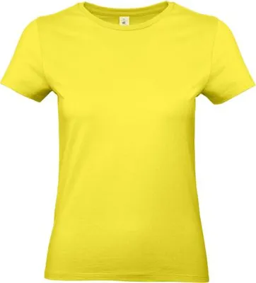 Obrázek produktu pro Dámské tričko s krátkým rukávem - B&C #E190/W - solar yellow - velikost S