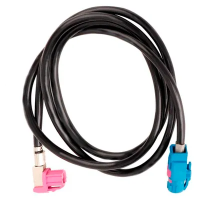 Immagine prodotto di Cavo audio per auto, linea video LVDS di potenza resistente bianca, nero 39.37in Pratico per Audi Mercedes-Benz
