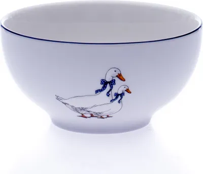 Produktbild von Thun 1794 Suppenschüssel, Gänse, Außendekor, 14,5 cm, Porzellan, Konstanz, Thun