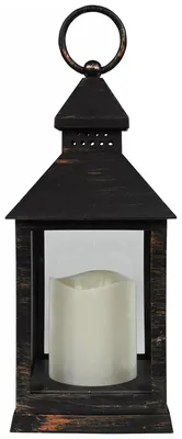 Produktbild von Benson Laterne - LED Kerze - 10,5 x 10,5 x 24 cm - Stimmungslicht
