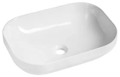 Produktbild von EVORA Aufsatzwaschtisch,Keramik,50,5x37cm, Weiß