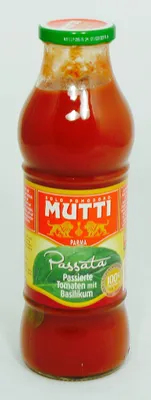 Produktbild von Passata Mutti con basilico