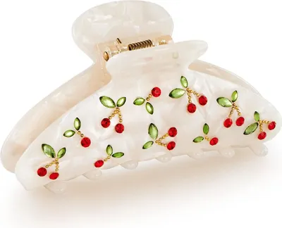 Obrázek produktu pro LILIE&WHITE spona do vlasů s třešňovými kamínky pro ženy