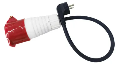 Immagine prodotto di Adattatore per caricabatterie per auto elettriche Elvix, con spina Schuko EU - CEE 3P 16A