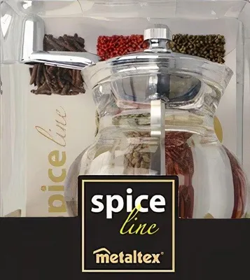 Immagine prodotto di Macina spezie Metaltex con manovella, acrilico, Vetroceramica