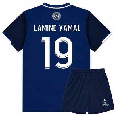 Produktbild von Lamine Yamal Champions-League Fußball Trikot Set - Kind - 164