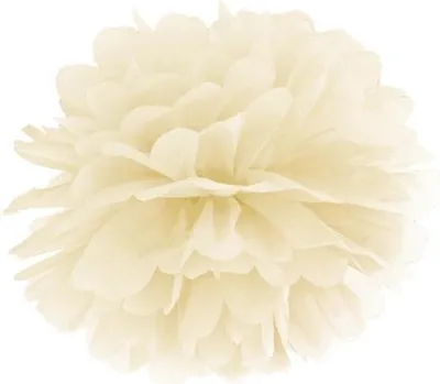 Immagine prodotto di POMPOM DI CARTA 35 cm - CREMA