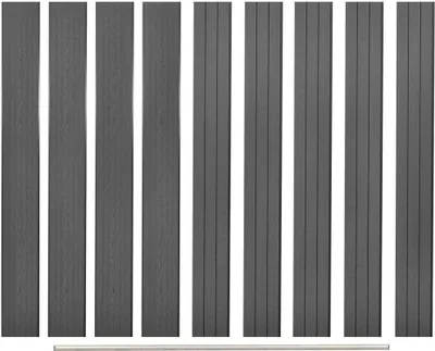 Produktbild von Ersatz-Zaunbretter 9 Stk. WPC 170 cm Grau