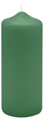 Produktbild von Spitzkopf Stumpen Kerzen Fairway Grün 15 x Ø 5 cm, 12 Stück