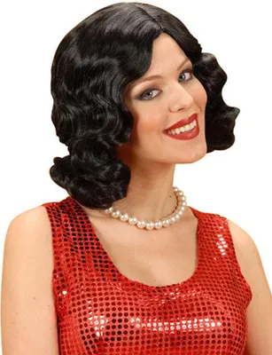 Produktbild von Roxy Diva 20er Jahre Perücke schwarz für Damen
