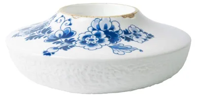 Obrázok produktu pre Heinen Delfts Blauw – Držiak na čajovú sviečku s motívom kvetov (v štýle Delfts Blauw)