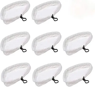 Produktbild von Waschbar Langlebig Ersatztücher Dampfbesen 8er Pack Dampfbesen Ersatzpads für Dampfreiniger mit Dreieckigem